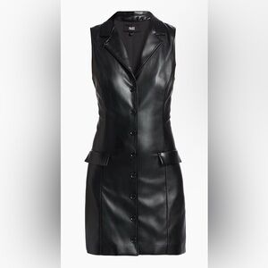 PAIGE Graciella  Faux Leather Women’s Dress MSRP $299 Size 6